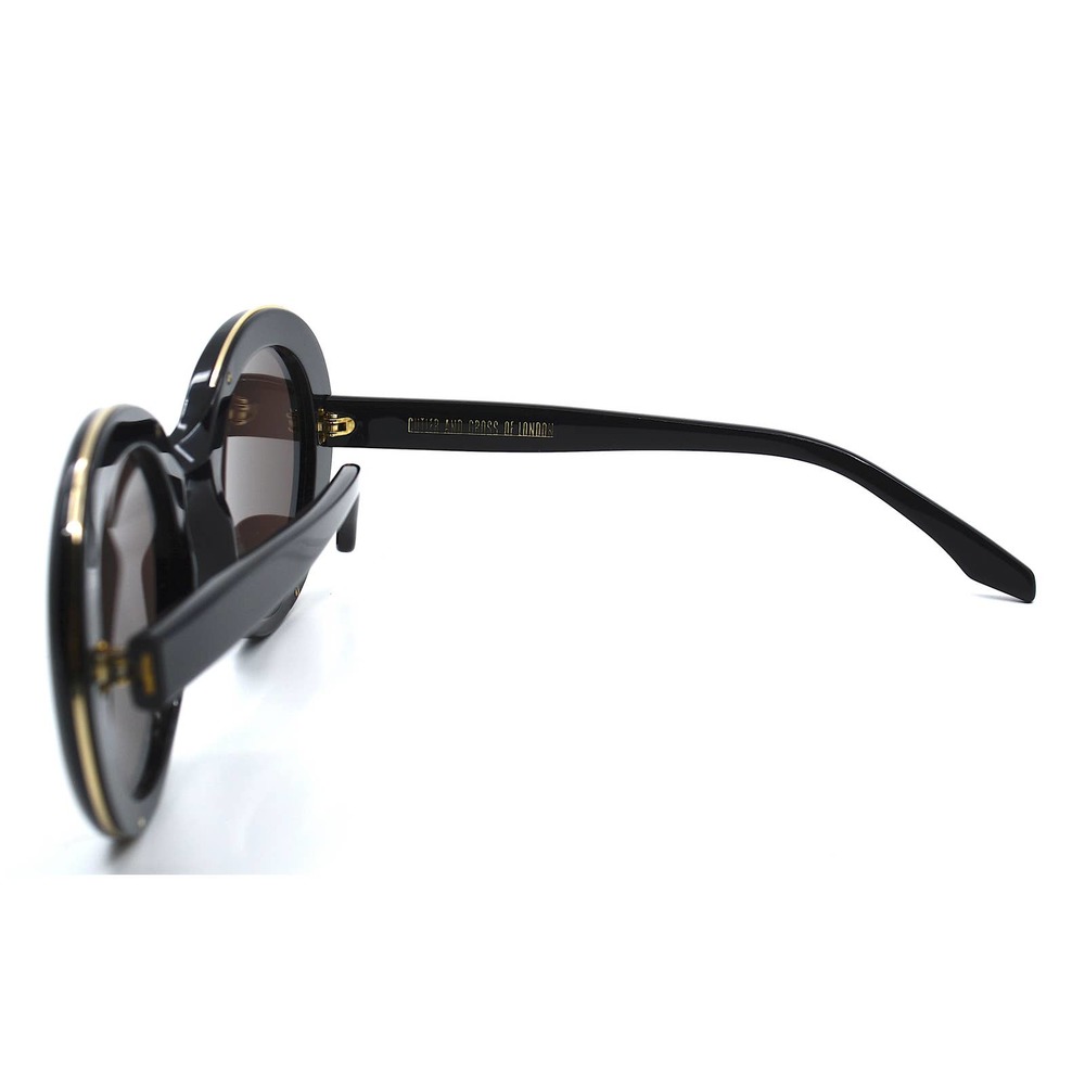CUTLER&GROSS OF LONDON CG1327S 001 BLACK BROWN AUTHENTIC SUNGLASSES - Picture 10 of 13